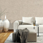 ⁦ورق جدران قماشي صيني بيج⁩ - الصورة ⁦2⁩