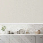 ⁦ورق جدران ساده كوري كريمي⁩ - الصورة ⁦2⁩