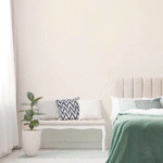 ⁦ورق جدران ساده كوري الموند كريم⁩ - الصورة ⁦2⁩