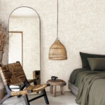 ⁦ورق جدران مودرن كوري بيج مع رمادي⁩ - الصورة ⁦2⁩