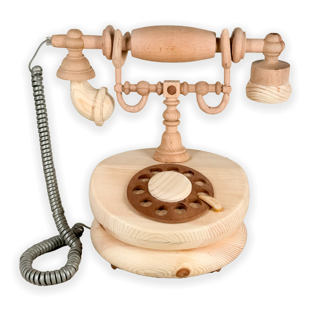 Artboard 1 أنتيكا تلفون أرضي كلاسيك طراز أوربي - الصورة 1