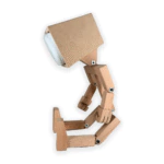 ⁦مجسم رجل آلي بإضاءة رأسية⁩ - الصورة ⁦3⁩