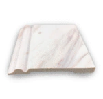 نعله فايبر ابيض رخامي 12 سم