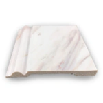 نعله فايبر ابيض رخامي 12 سم