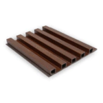 بديل خشب مضلع صيني بني فاتح لامع