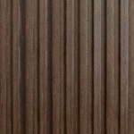 بديل خشب مضلع بني