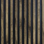 بديل خشب مضلع بني فواصل اسود