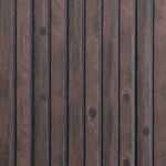 بديل خشب مضلع بني غامق