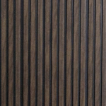 بديل خشب مضلع بني غامق