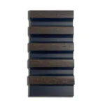 بديل خشب مضلع صيني بني محروق فواصل اسود