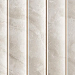 ديكور فخامة رخامي بألوان بيج وذهبي لجزء داخلي فاخر للمباني الفاخرة.