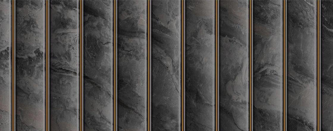 درر الرخام الأسود مع خطوط ذهبية فاخرة لديكور فخم.