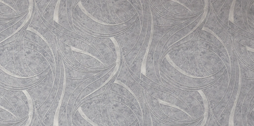 ورق جدران رمادي منقوش بسيط