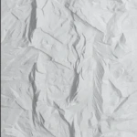 تمزق الورق الأبيض الفاخر مع تأثير الأنسجة والألوان الهادئة.