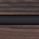 خشب بني داكن مع خطوط دقيقة لمظهر فخم وأنيق.