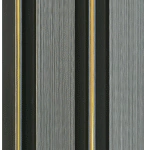 حافة فاخرة من الرخام مع خطوط ذهبية أنيقة.