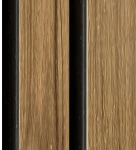 باب خشبي فاخر بأناقة وخطوط فخمة لديكور داخلي مميز.