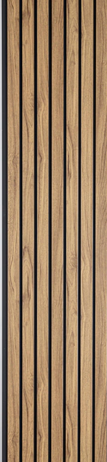 خشب فخم بلون طبيعي مع تفاصيل دقيقة لخط الفخامة.