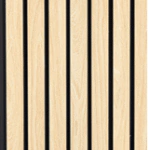 أرضية من الخشب الفاخر بأطراف سوداء مميزة.