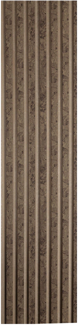 خشب فخم ومطلي بألوان دافئة بتصميم خط الفخامة.