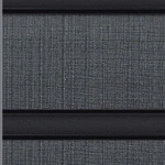 نسيج فاخر باللون الرمادي مع تفاصيل سوداء أنيقة لخط الفخامة.