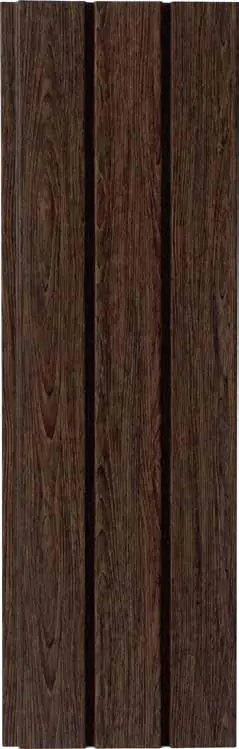 ألتا نص: ألواح خشبية فاخرة باللون البني الداكن تصف الفخامة والجودة العالية.