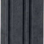 درع ديكور فخم من الرخام الرمادي بتصميم أنيق.