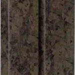 كلايد من الرخام الفاخر بلون بني داكن بنقوش طبيعية أنيقة.