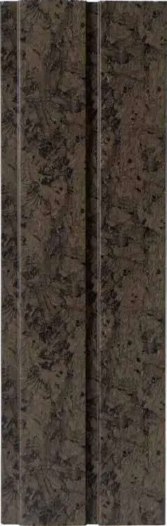 كلايد من الرخام الفاخر بلون بني داكن بنقوش طبيعية أنيقة.