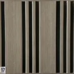 ألوان خشبية فاخرة مع خطوط سوداء أنيقة لديكور فخم وخاص.