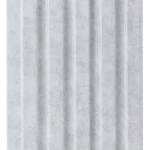 شفرة جدران فاخرة من الرخام الأبيض مع تصميم أنيق وفاخر.