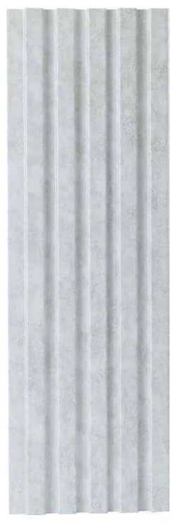 شفرة جدران فاخرة من الرخام الأبيض مع تصميم أنيق وفاخر.