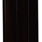 باب فخم مصنوع من الخشب الداكن للديكور الفاخر.