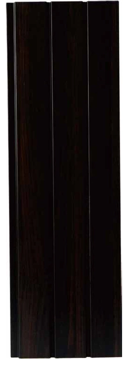 باب فخم مصنوع من الخشب الداكن للديكور الفاخر.