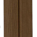 عشب خشن لخط الفخامة من الخشب الطبيعي.