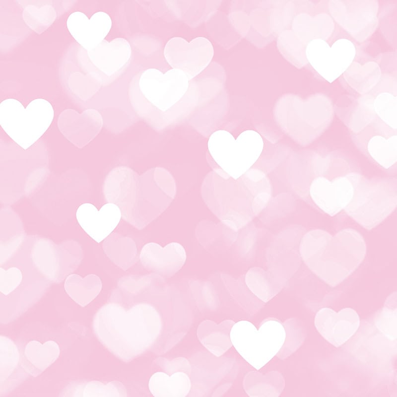 خلفية فاخرة بتصميم قلوب وردية أوشحة للأفكار الرومانسية والديكورات الفاخرة.
