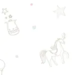 ورق جدران اطفال كوري اشكال حصان