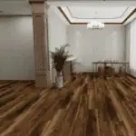 ⁦باركية صيني SPC بني مدرج 5 ملم⁩ - الصورة ⁦2⁩