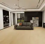 ⁦باركية صيني SPC بيج فاتح ساده 5 ملم⁩ - الصورة ⁦2⁩