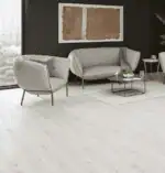 ⁦باركية صيني SPC ابيض ثلجي فاتح  5 ملم⁩ - الصورة ⁦2⁩