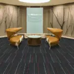 موكيت شرائح كحلي داكن  واحمر