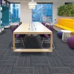 موكيت شرائح كحلي وبيج