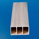 أعمدة بارتشن بديل خشب بيج شامل 2 قاعدة