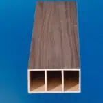 أعمدة بارتشن بديل خشب بني خشبي شامل 2 قاعدة