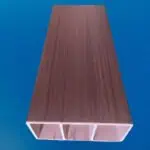 أعمدة بارتشن بديل خشب بني داكن شامل 2 قاعدة