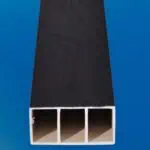 أعمدة بارتشن بديل خشب اسود شامل 2 قاعدة