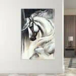 لوحة جدارية مطبوعة خيل