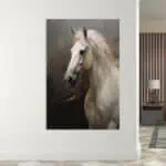 لوحة جدارية مطبوعة خيل