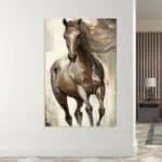 لوحة جدارية مطبوعة خيل