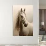 لوحة جدارية مطبوعة خيل